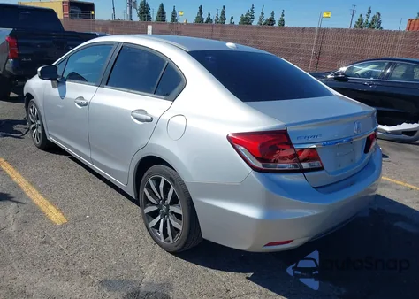 2015 Honda Civic Ex-L from USA, damaged, VIN 2HGFB2F97FH538044